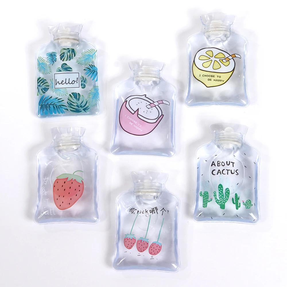 Складная сумка для горячей воды утолщенная прозрачная рук кемпинга портативная