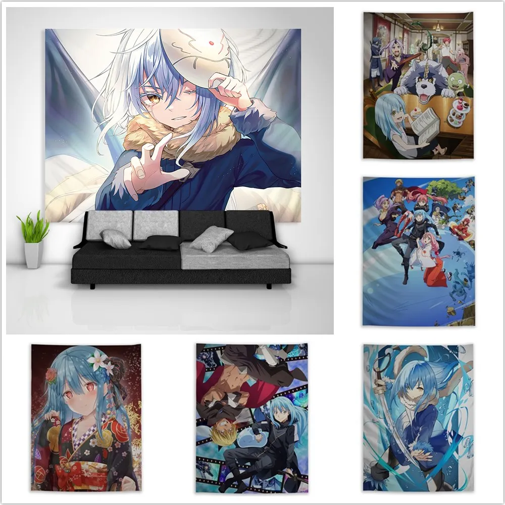 

Canvas Painting Posters Wall Art That Time I Got Reincarnated As A Slime Rimuru Tempest Tapestry Picture Prints Home Decoration