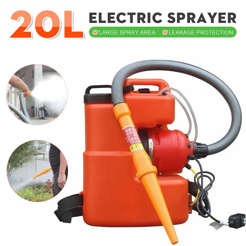 

20L 110V US Plug Portable Electric Cold Fogger ULV Sprayer Nebulizer Hotels Residence Office Industrial Disinfection 2200W