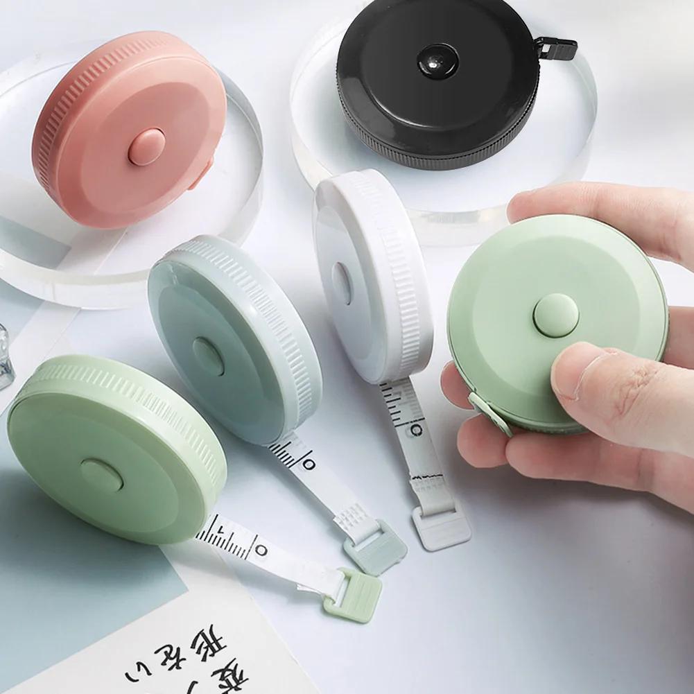 

150cm/60" Tape Measures Portable Retractable Ruler Children Height Ruler Centimeter Inch Roll Tape Sewing Tailor Body Measuring