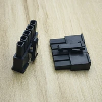 50pcs1lot 5557 4 2mm single row black 15pin 5p male plug plastic shell housing for car computer power connector