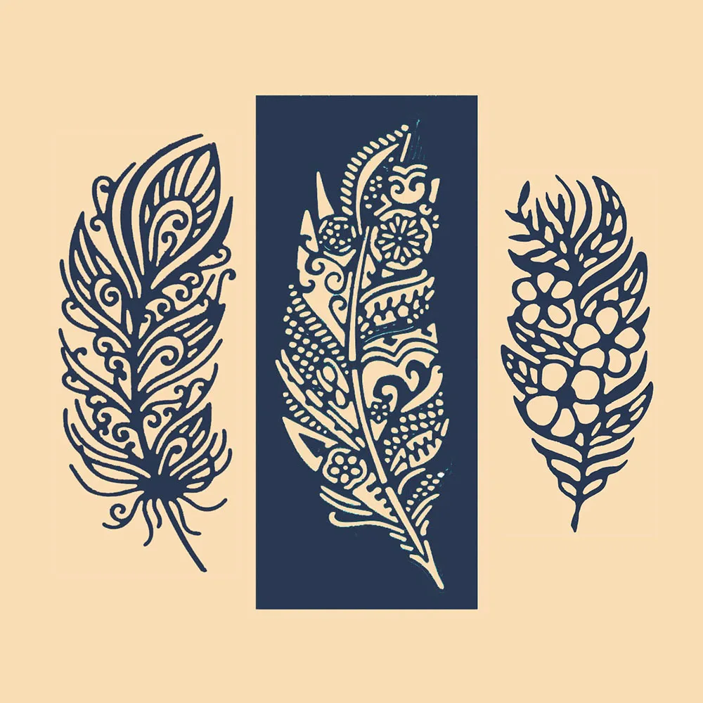 

Feather Dies Metal Cutting Die Fustelle DIY Craft Templates Stencil Scrapbooking Paper Cutter Embossing Folder Card Making Mold