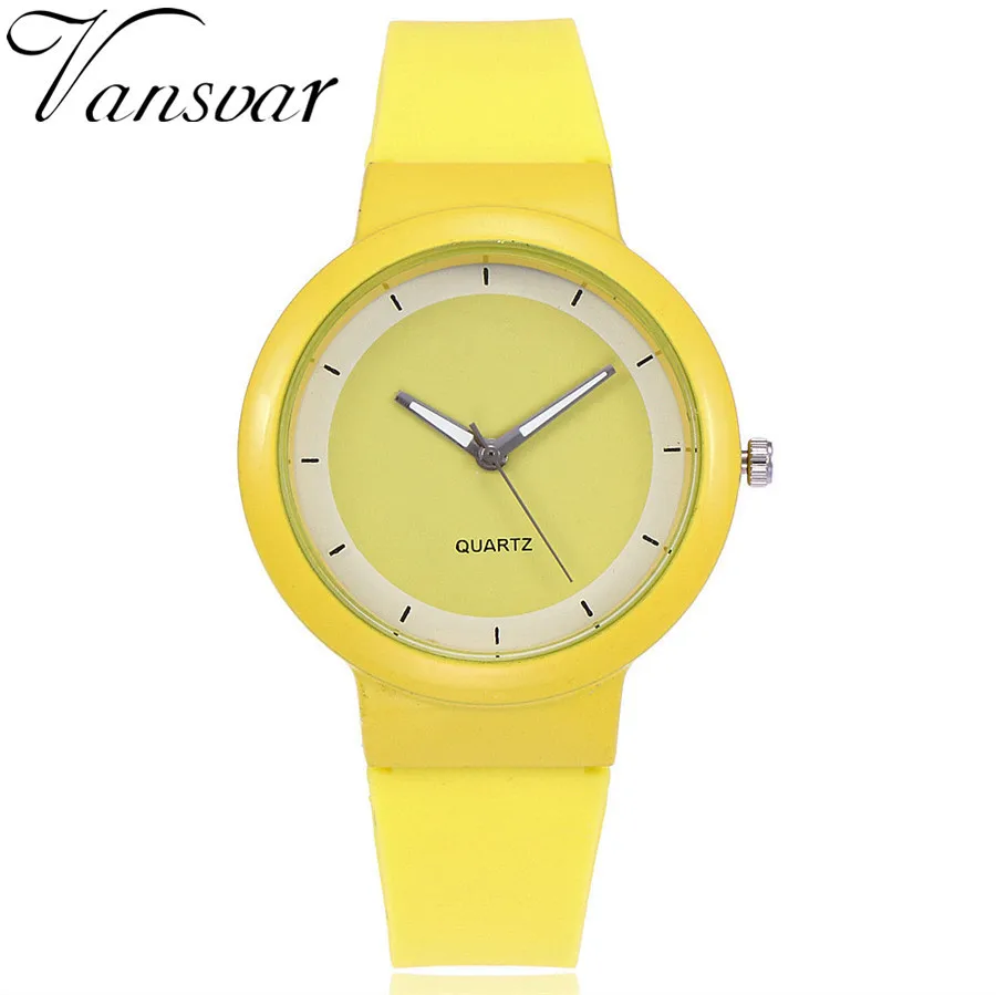 Простые силиконовые женские кварцевые часы 2019 повседневные водонепроницаемые