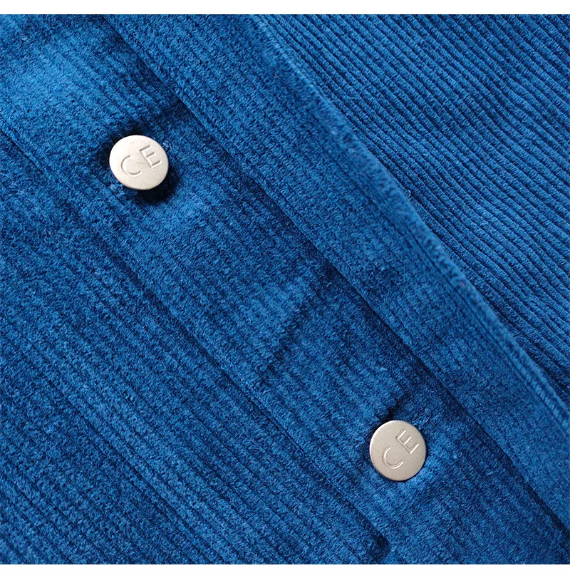 

19AW CAVEMPT OVERDYE 8WALE CORD JACKET Men Women 1:1 High quality Streetwear Cav Empt jacket Coat