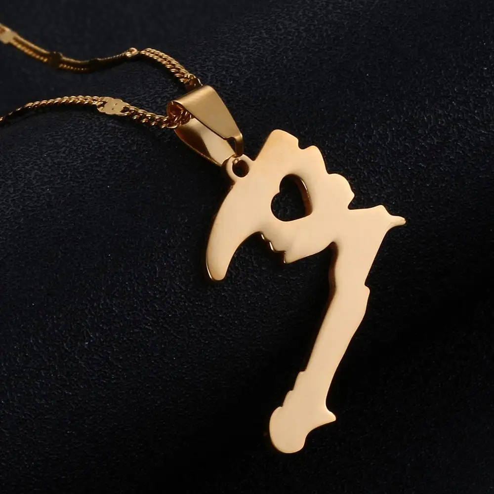 Ожерелье с кулоном в виде карты карта Порт о Пренса ювелирные изделия