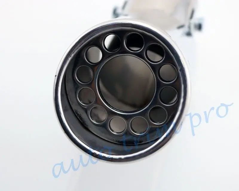 2 дюйма 50 мм Впускной Универсальный автомобильный глушитель задний наконечник