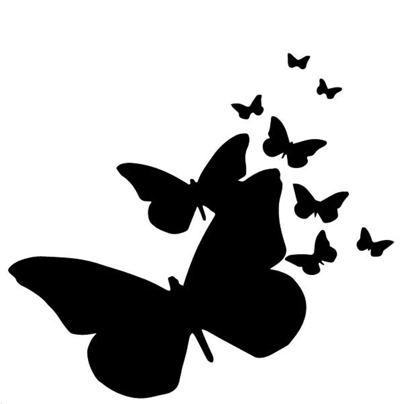 

Creative Butterfly Car-Sticker Automobiles Motorcycles Window Bumper Laptop Vinyl Decal PVC Decorative Goods Apply To Car Window