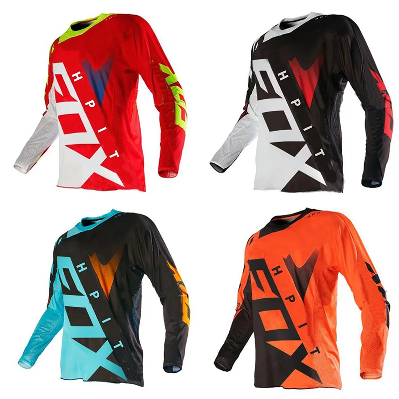 Мото велосипед Джерси с длинным рукавом Велоспорт Enduro Mtb рубашка горные Футболка