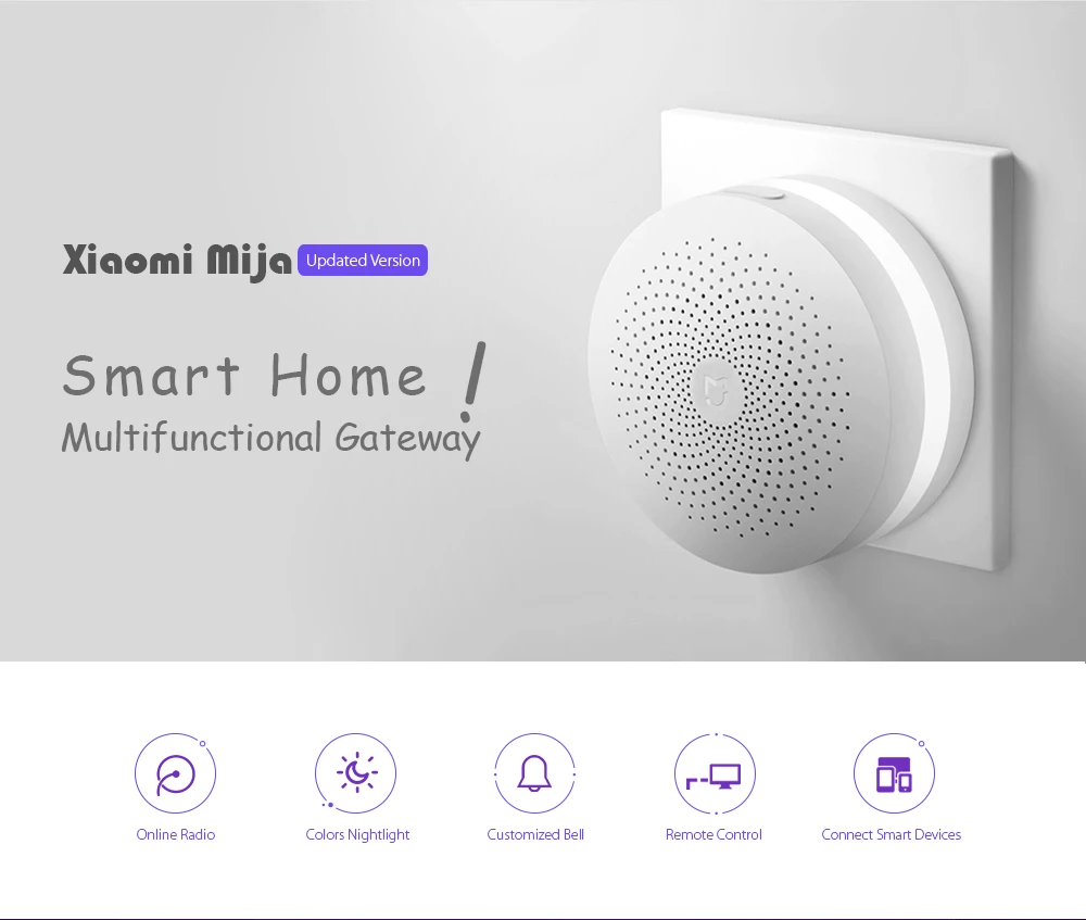 xiaomi Aqara умная розетка питания, Zigbee wifi Пульт дистанционного управления беспроводной переключатель работа для xiaomi умный дом наборы приложение