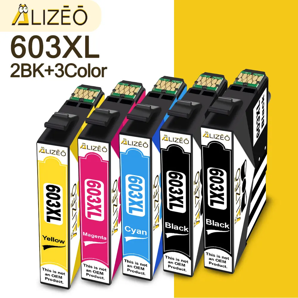 

Replacement compatible For Epson 603 Epson 603 XL ink cartridge For Epson Expression Home XP-2100 XP-2105 XP-3100 XP-3105