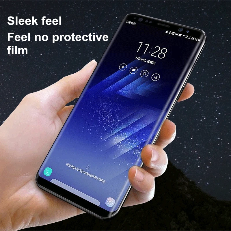 Закаленное стекло пленка для samsung Galaxy Note 8 9 S9 S8 Plus S7 Edge 9D полный закругленный протектор экрана для samsung A6 A8 Plus