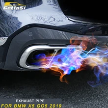 Gelinsi для BMW X5 G05 2019 автомобильный Стайлинг выхлопные трубы