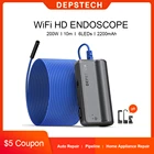 DEPSTECH Беспроводной Wi-Fi  10 м для осмотра трубопровода ремонт автомобильного оборудования для технического обслуживания WF020