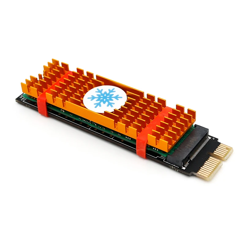 PCI E Express 3 0 X1 до NVME M.2 M KEY NGFF SSD PCIE M2 подъемник для 2230 2242 2260 2280 радиатора к адаптеру