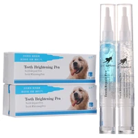 2pcs dog cat pet teeth cleaning pen kit brightening grooming toothbrush dental calculus safe tartar remove tool mouth fresh