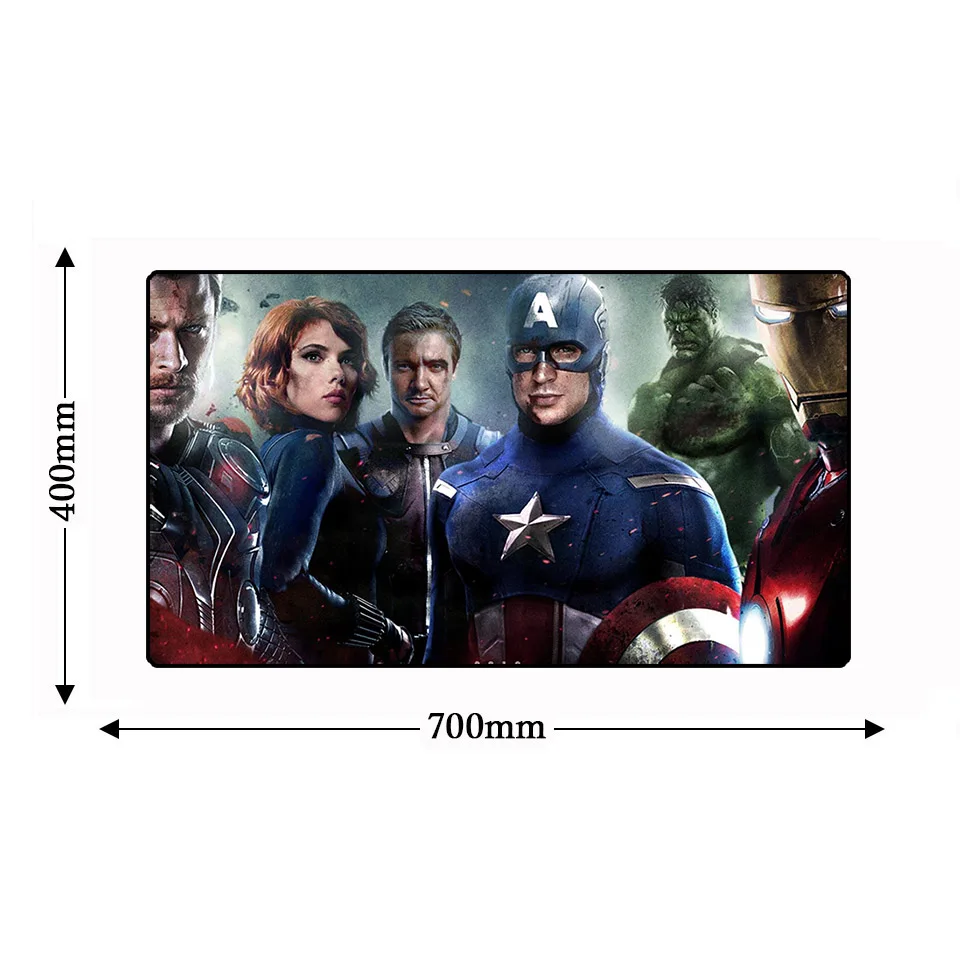 8 Большой Avengerse Infinity War компьютерный стол игровая компьютерная мышь «Железный человек» коврик Офисная Клавиатура ноутбук натуральный каучук нескользящий коврик для мыши - Цвет: 8