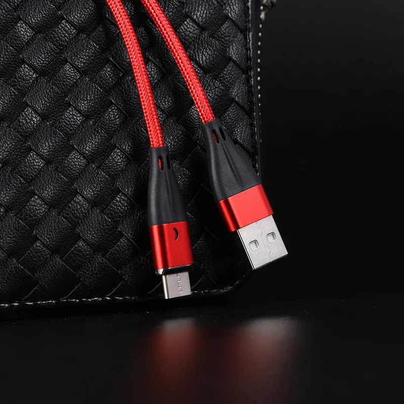 Новый стиль магнитный кабель для передачи данных длиной 2 м 3 в 1 плоская головка