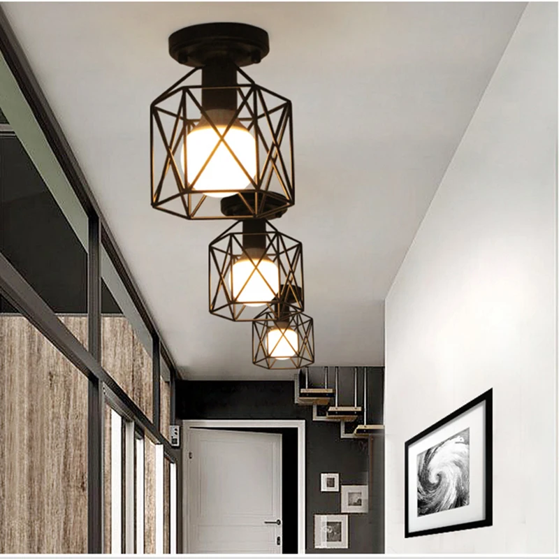 Светодиодные потолочные светильники современные винтажные хрустальные для