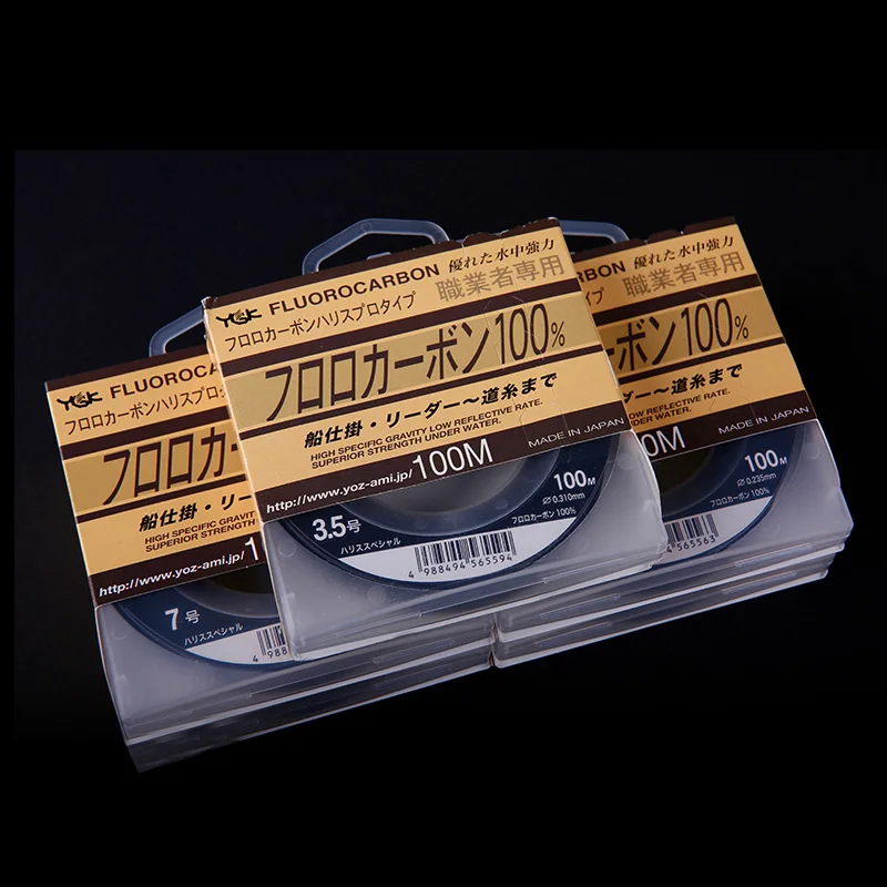 YGK Professional Fishing Line Japanese Original Imported Fluorocarbon Carbon Main Strength Sea Fish Front Wire | Спорт и развлечения