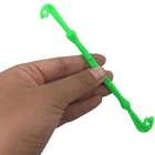 Портативный инструмент для удаления крючков, устройство с двойной головкой и легким закреплением петли для крючков, рыболовные снасти, набор ярусов для лески и крючка