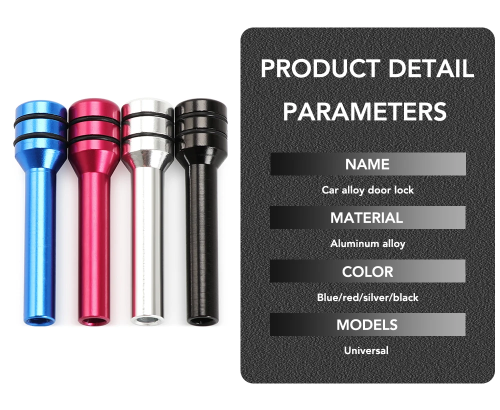 Автомобильный Дверной замок из сплава шпильки штифт винтовая ручка для Hyundai