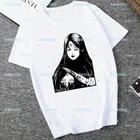 Женская футболка с коротким рукавом, летняя повседневная футболка унисекс с принтом Томи манга дзюндзи Ито шитаро каго Узумаки