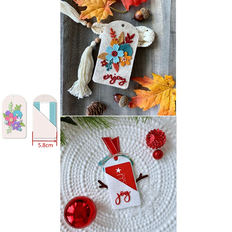 Изящный складной цветочный бирка популярный хит продаж металлические Вырубные