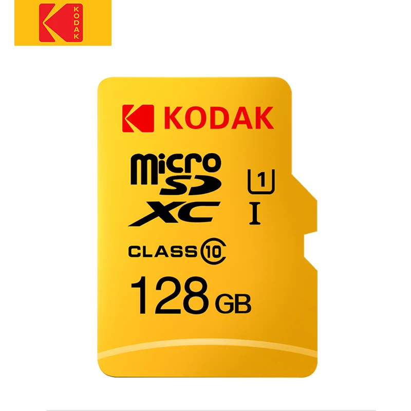 Карта micro sd Kodak 16 ГБ 32 64 128 SDXC/SDHC класс 10 флеш карта памяти sdcard для