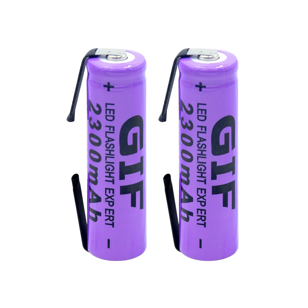 2 pieces 1/2/4 шт. высокое качество 3,7 V 14500 2300mAh литий-ионный аккумулятор для батареи, Длительное Действие, 14500 фонарь фонарик заменитель Батарея - Цвет: 2 pieces