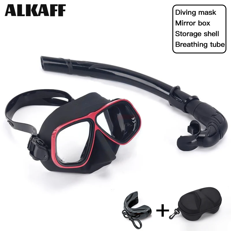 Новинка 2021 маска для подводного плавания из алюминиевого сплава с низким объемом