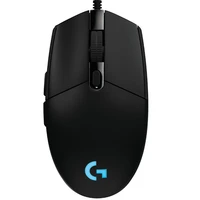 logitech g pro gaming wired mouse with hero 16k sensor with rgb lighting black