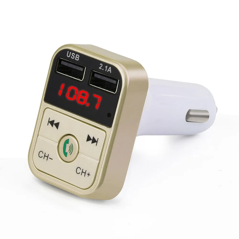 Автомобильный комплект громкой связи беспроводной Bluetooth fm-передатчик ЖК MP3-плеер USB зарядное устройство 2.1A автомобильные аксессуары громкой связи
