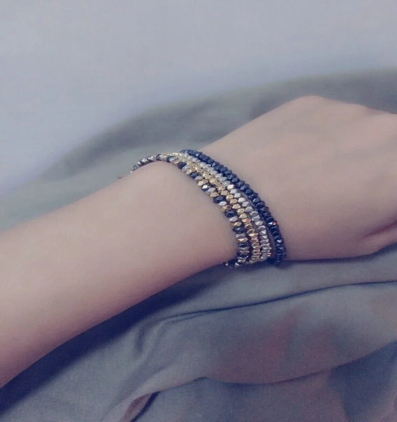 Простой браслет украшения новый модный металлический шарик регулируемый Винтаж