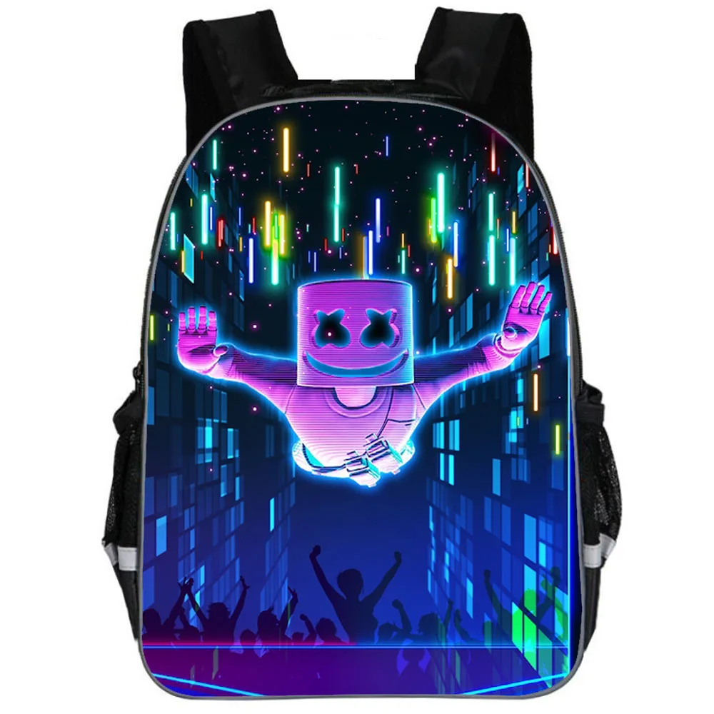School bag DJ Marshmallow сумка Школьный рюкзак для подростков Marshmellow рюкзак детские школьные сумки ортопедические рюкзаки - Цвет: School bag