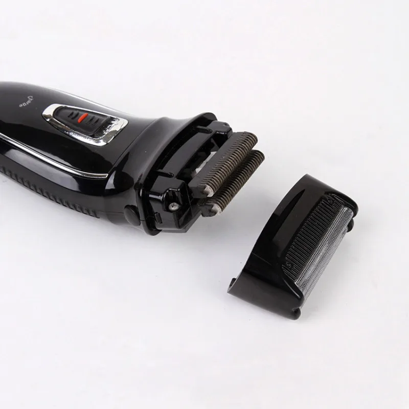 Перезаряжаемый триммер для волос с 2 лезвиями защита от возвратно