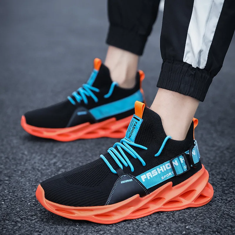 

Hot Sale Black Sock Sneakers Men Breathable Cheap Male Shoes Casual Mesh Lightweight Blade Shoes Trainers Men zapatillas hombre