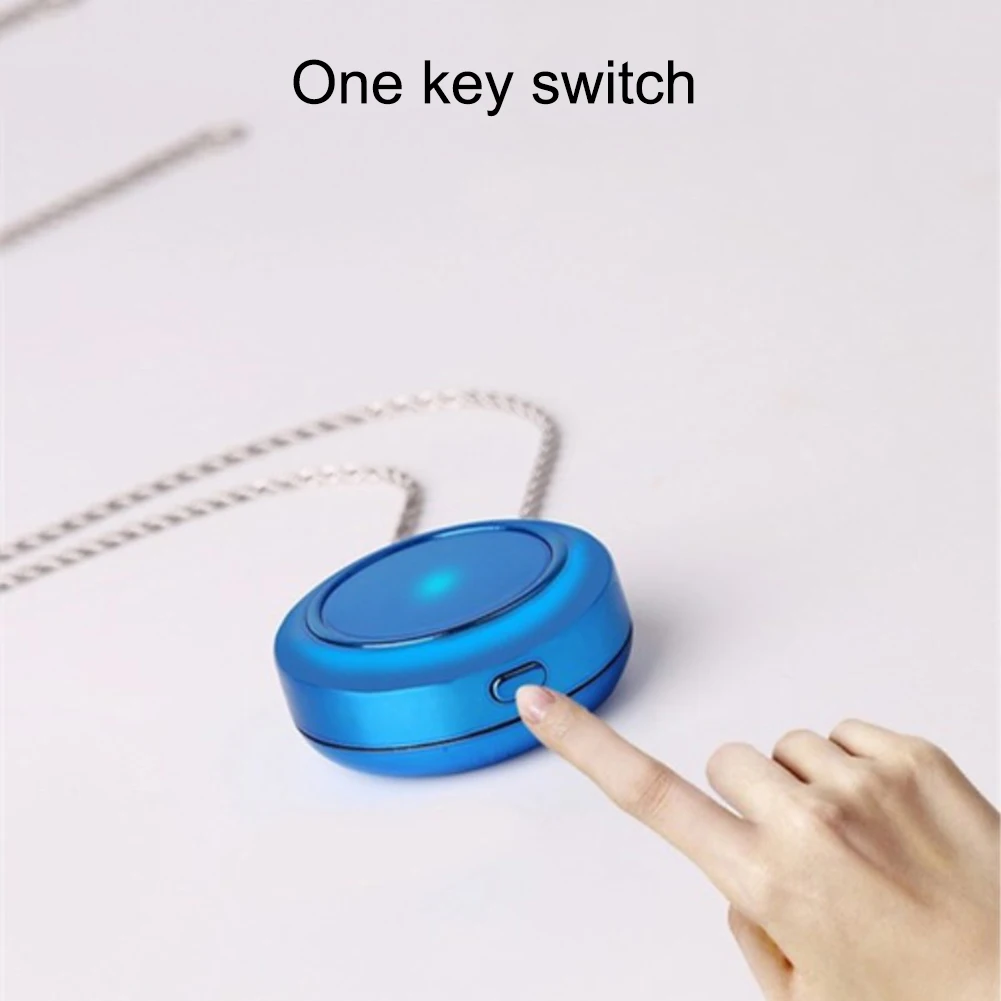 

USB Portable Wearable Air Purifier, Personal Mini Air Necklace Negative Ion Air Freshener - No Radiation Low Noise for Adults 01