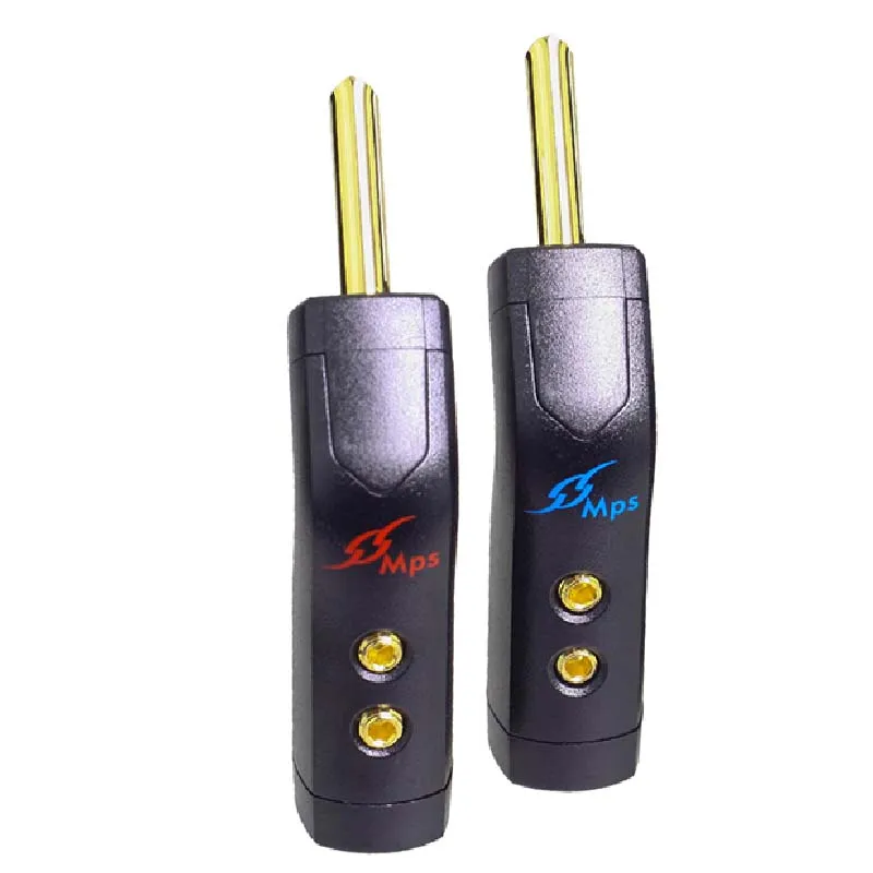 HiFi MPS North Star HiFi динамик банан вилки Чистая медь разъем 24 к родий позолоченный для усилителя динамик