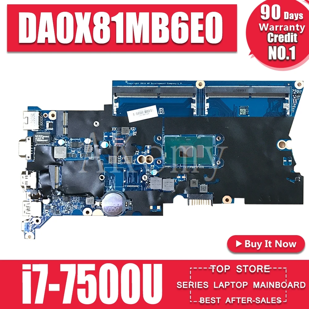 

905797-601 905797-001 аккумулятор большой емкости для For HP Probook 430 G4 440 G4 Материнская плата ноутбука DA0X81MB6E0 SR2ZV i7-7500U Процессор DDR4