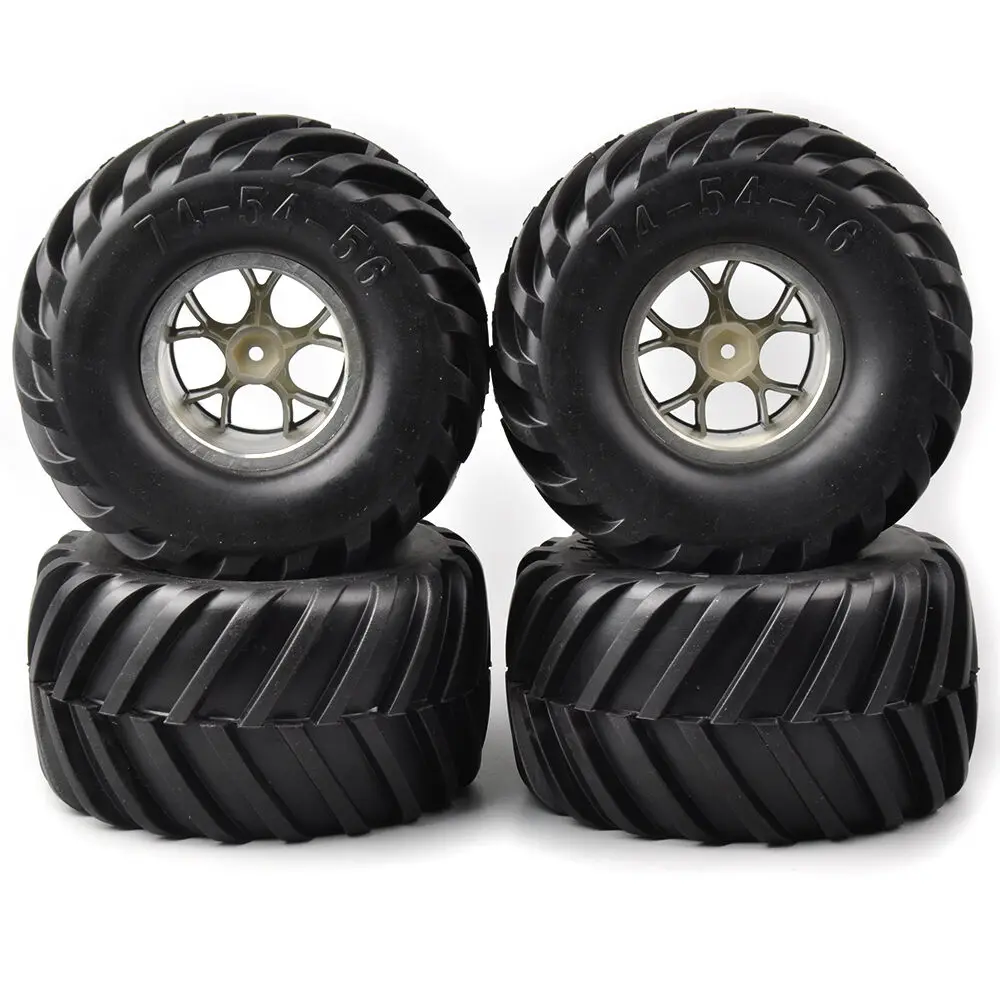 

IN STOCK 4pcs/Set 12mm Hex RC 1:10 Bigfoot Tires Wheel For HSP HPI Monster Truck Crawle Car