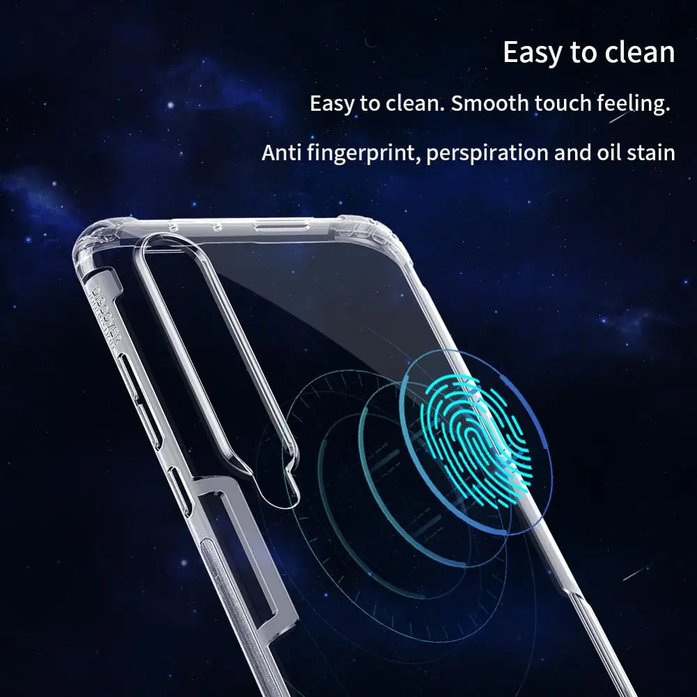 

Case For Xiaomi Mi10 Mi 10T Pro 5G Nillkin Nature Series Transparent Clear Soft TPU Cover For Xiaomi Mi 10 Pro Case
