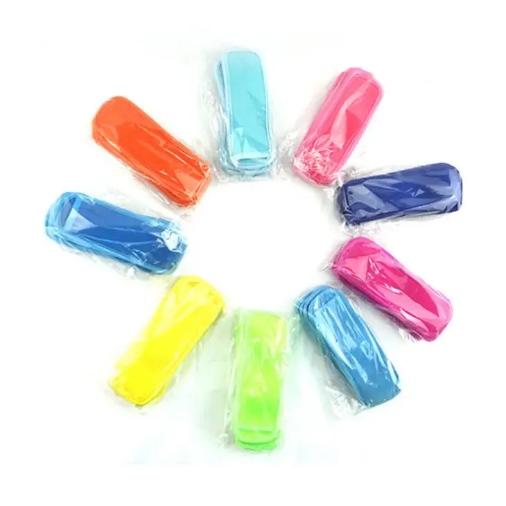 

18x6cm Colorful Popsicle Holder Freezer Icy Pole Ice Lolly Sleeve Protector For Ice Cream Tools Party Supply Tool LX1595