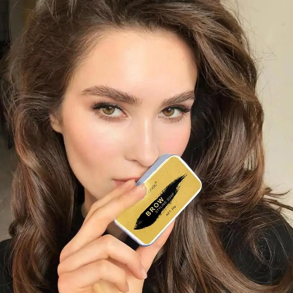 

Eyebrow Shaping Soap Kit Styling Gel Wax With Brush Makeup Eye Brow Waterproof Comestics Shaping Tools Supplies Trimmer Las Z9o1