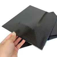 3k carbon fiber plate 200x250mm 100pure carbon board 1mm 2mm 3mm 4mm 5mm thickness carbon fiber material for rc uavtoys