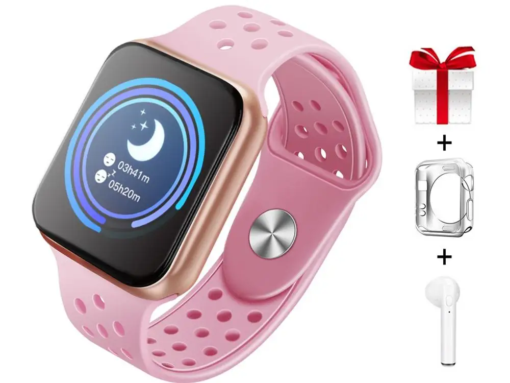 Умные часы F9, Bluetooth, ear, i7, с функцией вызова, ЭКГ, монитор сердечного ритма, умные часы для мужчин и женщин, для apple iphone, xiaomi, pk, B75, P68 - Цвет: i7 f901