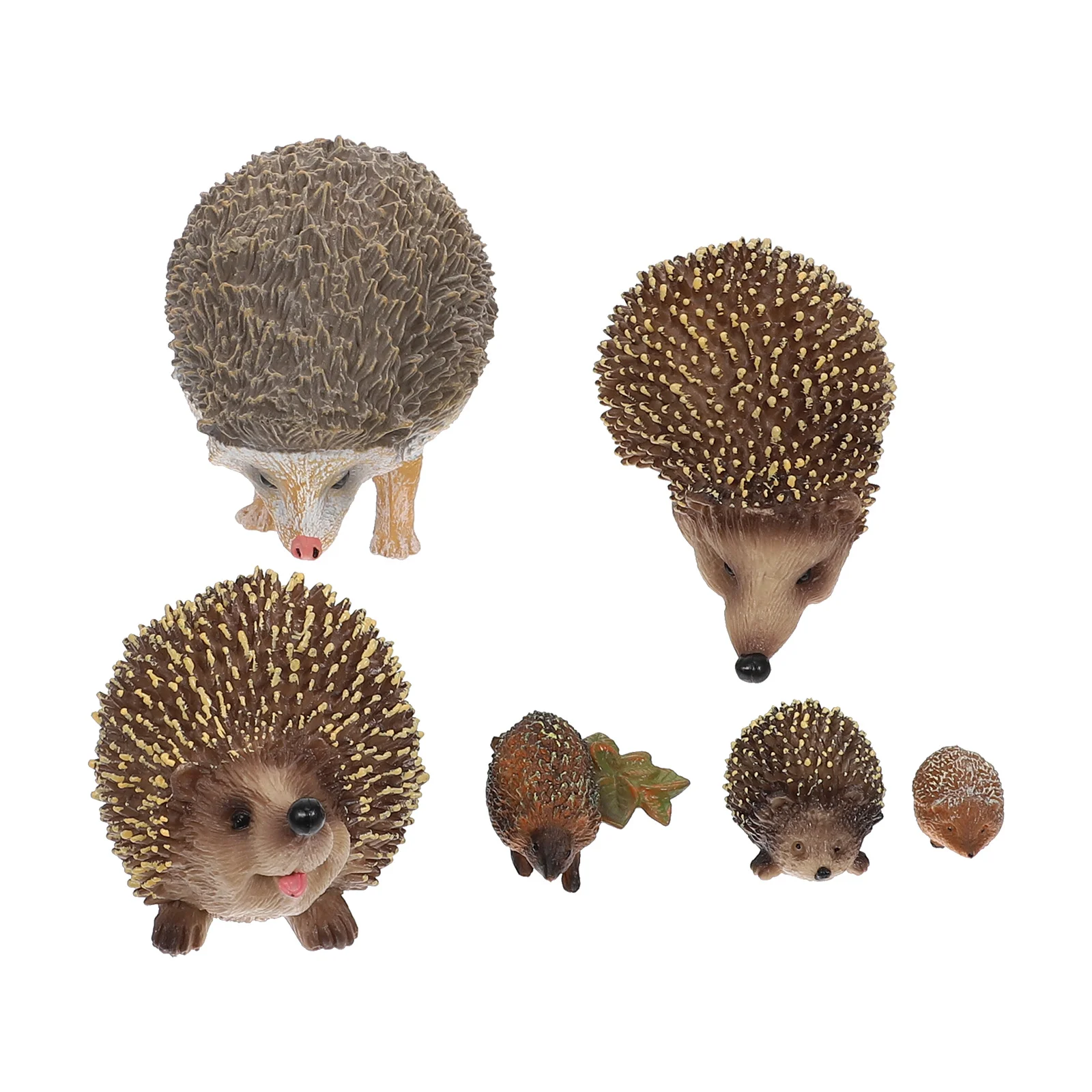 

6 шт., украшения для сада «Ежик»