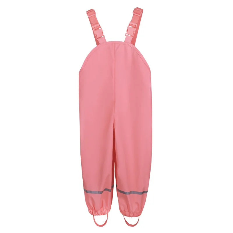 Непромокаемые штаны Детский комбинезон из искусственной кожи для маленьких