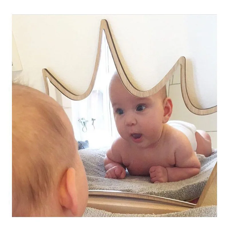 Детское мультяшное декоративное большое зеркало ванная комната детская кролик