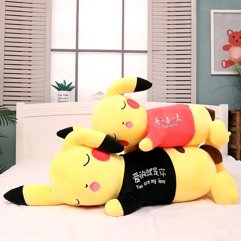 

Pokemon Anime Pocket Monster Pikachu Plush Stuffed Dolls Toys Soft Pillow Kawaii Creative Cushion Kids Birthday Christmas Gifts