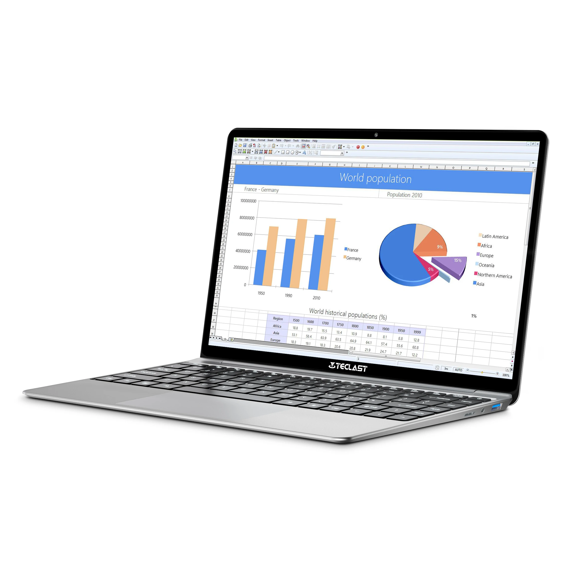 Teclast F7 Plus ноутбук 14 0 дюймов Windows 10 Intel Gemini Lake N4100 четырехъядерный 1 ГГц 8 Гб RAM 256 ГБ SSD
